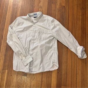 Men's White Button-Up Shirt